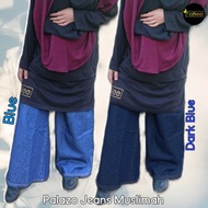 Palazzo Jeans Muslimah / palazo jeans / seluar wanita