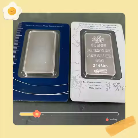 1 Ounce Platinum Silver Bar 24k Gold Plated Brass Core Crafts Holiday Gifts Decoration Independent S