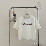 [LC] ONE-K 177520 EPHEMERAL KNIT T-SHIRT