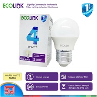 ECOLINK Mini LED Bulb Lamp P45 4Watt E27 3000K 6500K Yellow & White