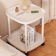 Side table, InS-style bedside table, square coffee table, multi-functional storage rack, table
