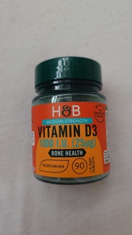 Holland & Barrett 維他命D3 1000IU 90粒裝