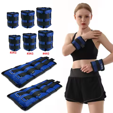 1Pair Wrist Ankle Weights, 2kg/4.4LBS,3kg/6.6LBS,4kg/8.8LBS Wrist Leg Arm Weights,Perfect for Dancin