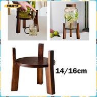 [tdraoylp] Multipurpose Water Jug Stand Wooden Holder Beverage Dispenser for Luxury Disposable Plast