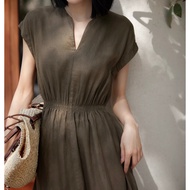 Sleeveless linen dress mm8 - Available to order - PT Linen