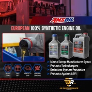 Amsoil European Fully Synthetic Engine Oil Lubricant 0W20 0W40 5W30 Amsoil 5W40 Minyak Hitam Engine