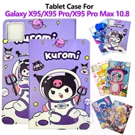 Cartoon Kulomi Stitch Pattern Casing for Galaxy Tab X95 10.8-inch Android 12 Tablet Stand Flip Cover