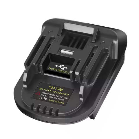 DM18M Battery Adapter for Makita 18V Tools Convert for Milwaukee M18 18V Battery & Dewalt 20V Batter
