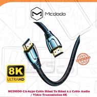 MCDODO Cable Hdmi To Hdmi 2.1 8K Male Audio Video Cable 2M