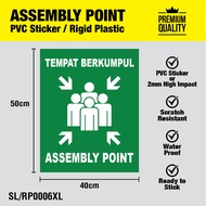 Signage for Assembly Point