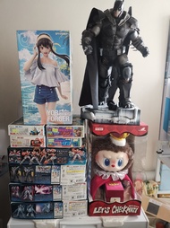 Labubu, Gundam Models, Batman