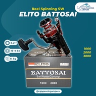 Elito Battosai Salt Water Power Handle Spinning Reel | Fishing Hoist 13+1 Ball Bearing | Fishing For Sea anti-Rust Corrosion