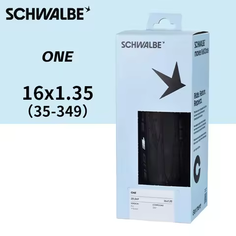 SCHWALBE ONE 35-349 16x1.35 16 Inch Black Folding Tire for Brompton Folding Bicycle BMX Bike Tyres C
