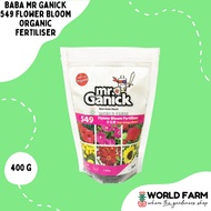 BABA Mr Ganick 549 Flower Bloom Organic Fertiliser / Fertilizer (400g)