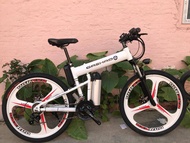 A15 จักรยานไฟฟ้าเสือภูเขาพับได้ MTB Electric bicycle foldable ดำ One