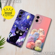 HP (KS27) Rubber Softcase for SAMSUNG A07hp Cat Motif/casing SAMSUNG A07/case SAMSUNG A07 2025/silic