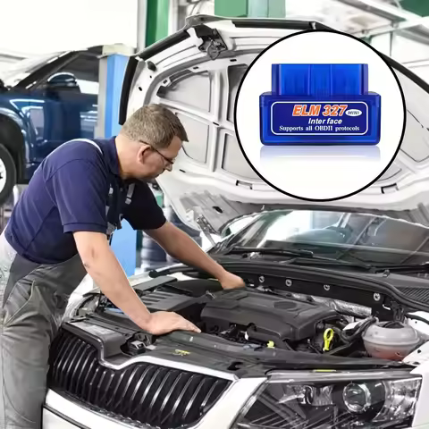 Bluetooth 0Bd2 Scanner Elm327 - Car Diagnostic Tool for Check Engine Light, 02 Sensor & Fuel Consump