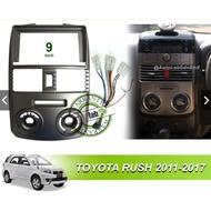 Android Player Casing 9" Toyota Rush 2011-2017