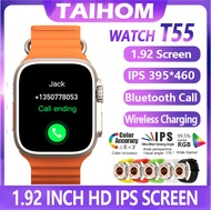 TAIHOM T55 Smart Watch,IP67 กันน้ำ,บลูทูธโทร,DIY วอลล์เปเปอร์ที่กำหนดเอง NFC กีฬา Smart Watch สำหรับ Android IOS