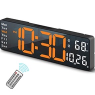 (6629) 13-inch Large LED Display Digital Clock Remote Control with Countdown & TIMER And Alarm Clock