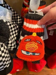 香港迪士尼樂園 反斗車王 Cars 閃電王 麥坤 Lightning McQueen 冬天 手套