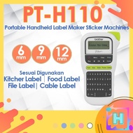 Brother P-Touch PT-H110 Portable Handheld Label Maker Sticker Machines｜Kitchen label ｜Stationery｜Cab