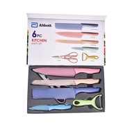 GWP ABBOTT 6-IN-1 STAINLESS STEEL KNIFE SET