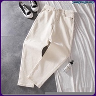 seluar potongan lurus lelaki lelaki seluar jeans kurus koyak Musim r Dan Musim Sejuk Kepar Tiga Dime