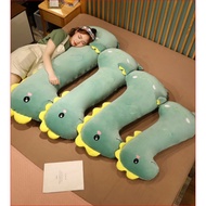 Teddy Bear Green Dinosaur Pillow 4-Way Stretch Fabric - Dinosaur Sleeping Pillow for Baby