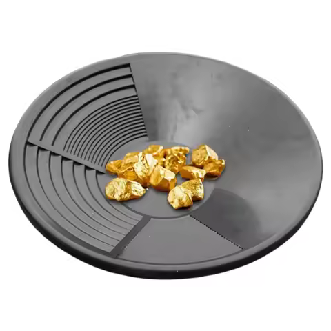 1pcs Plastic Gold Pan Basin Gold Mining Pan Ergonomic Gold Panning Tool Gold Pan Mining Tool Gold Pa