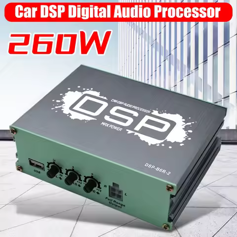 Car DSP Digital Audio Processor 6-Channel Output Audio Digital Sound Processor DSP Car Equalizer for
