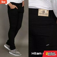 Men's denim pants - FIFTEEN DENIM Men's Slim Fit Long Jeans Black Denim Stretch