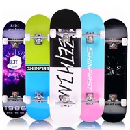 Skateboard Adult Skateboard Double Rocker Scooter Four Wheel Scooter Children Skateboard