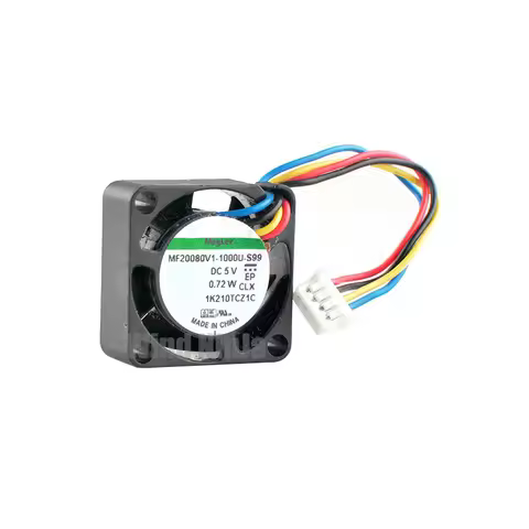 MF20080V1-1000U-S99 2cm 20mm fan 20x20x8mm DC5V 0.72W 4pin micro cooling fan for Raspberry Pi micro 
