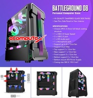 CASING PC KOMPUTER SIMBADDA BATTLEGROUND 08 TEMPERED GLASS CASE GAMING