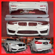 BMW F30 Upgrade M3 Bodykit Set Bumper Front Rear Side Skirt Depan Tepi Belakang F80 3 series 330e 32