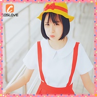 Chibi Maruko Cosplay Set - Women's Summer Dress for Parties & Shows
