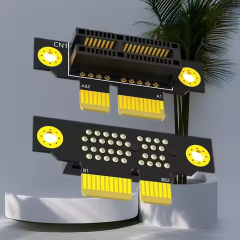 PCIE3.0 1X 90 Degree Reverse Male to Female Riser Extension Adapter For 1U 2U Server Support PCI Exp