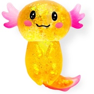 Axolotl Squishy Stress Relief Toy Glitter Fidget Toys Cute Malt Sugar Axolotl Toy Fidget Toys Adults