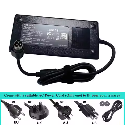 24V 4-Pin AC/DC Adapter for MW Mean Well GS220A24 GS220A24-R7B GST220A24-R7B Makerbot Replicator 1 2