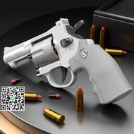 機械聯動手動連發ZP5左輪手槍一鍵退彈殼長款357兒童男孩玩具槍