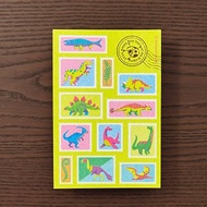 【特價優惠】恐龍郵票賀年卡 明信片 萬用卡 孔版印刷