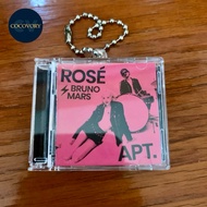 GANTUNGAN Rose Bruno Mars APT Mini CD keychain key chain keyring ganci