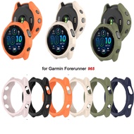 Soft TPU Case Cover For Garmin Forerunner 965 Slim Watch Screen Protector