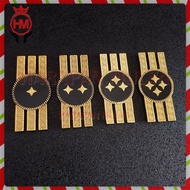 Badge MonogramBINTANG - Civil Servant and Police Rank Badge - harapan Mulya Pin Brooch