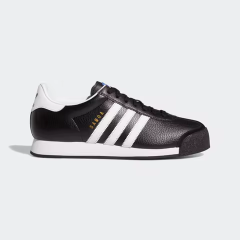 Adidas Originals Samoa V25 Black Men's Sneakers Adzpmv2551Ad – Retro suede casual trainers with cush