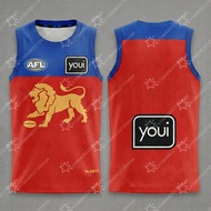 2026 AFL Brisbane Lions Home Guernsey Training Jersey Premiers Footy Singlet BBFFC Australian Rules 