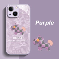 Dễ thương muppet họa tiết hoạt hình kính Ốp điện thoại cho iPhone 16Promax/15Promax/16pro/16plus/13/