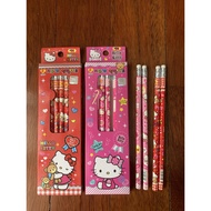 Hello kitty B pencil with Korean eraser 4 pcs-TG711