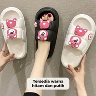 LATEST TRENDS Women's Sandals SP48 CuteBear SlipOn Sandals Home Bathroom Slippers House Slippers